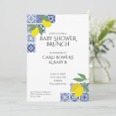 アン地中海のドレモンズベビーシャワー招待状 招待状 (スタンド正面)