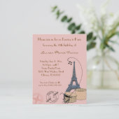 アン夕べインパリベージュパーティの招待状 招待状 (スタンド正面)