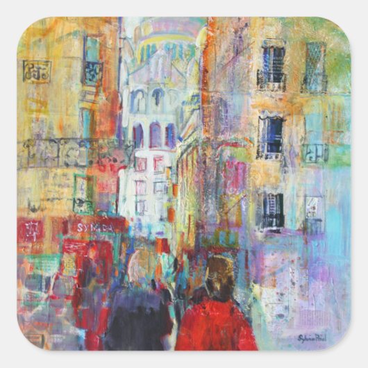 アン夕べウォークtoサクレクール スクエアシール (正面)