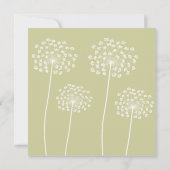 アン女王のブライズシャワー招待状 招待状 (裏面)