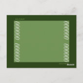 アン女王のレースのしおり ポストカード (裏面)