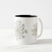 アン女王のレースのマグ ツートーンマグカップ (正面右)