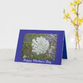 アン女王のレースの母の日カード カード (黄色い花)