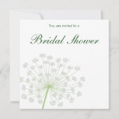 アン王妃のブライズシャワー招待状 招待状 (裏面)