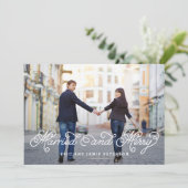 アン結婚したドホリデメリーィフォトカード シーズンカード (スタンド正面)