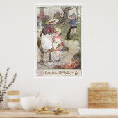 アン葉・アンダーソンによるバーニングの写真 ポスター (キッチン)