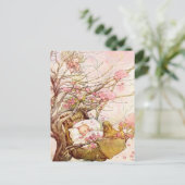 アン・アンダーソン「ツリーの上の赤ちゃん」ヴィンテージ ポストカード (スタンド正面)