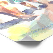 アン・アーバーアートフェアで晴れた日 ポスター (角)