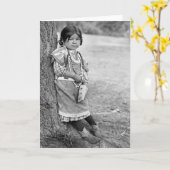 アン・ウマティラ・ガール カード (黄色い花)