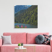 アン・ザ・ロード・トゥ・セワード・アラスカ – ファインアートプリント キャンバスプリント (インサイチュ (リビング))