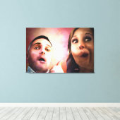 アン&デイブ キャンバスプリント (インサイチュ (ウッドフロア))