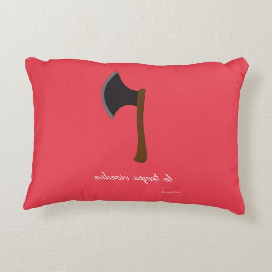 アン・ブーリンは"時間"アクセントの枕を来ます アクセントクッション (裏面)