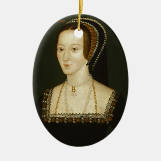 アン・ブーリン セラミックオーナメント (正面)