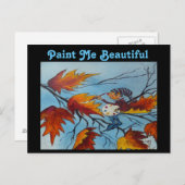 アン・ヘイズ絵画のピクシー絵画ズ ポストカード (正面/裏面)