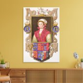 アン・ボレーンポートレート(1507年~36年)二番目の女王 キャンバスプリント (インサイチュ (リビング))