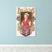 アン・ボレーンポートレート(1507年~36年)二番目の女王 キャンバスプリント (インサイチュ (ウッドフロア))