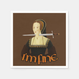 アン・ボレーン – 素晴らし私 スタンダードカクテルナプキン