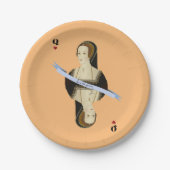 アン・ボーリン・カード ペーパープレート (正面)