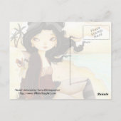 アン – 妖精の海賊ファンタジーのポストカード ポストカード (裏面)