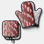 アン 鍋つかみ&鍋敷きセット (正面/裏面)