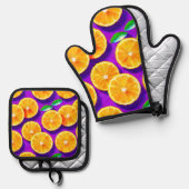 アン 鍋つかみ&鍋敷きセット (正面/裏面)