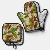 アン 鍋つかみ&鍋敷きセット (正面/裏面)