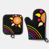 アン 鍋つかみ&鍋敷きセット (正面)