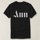 アン Tシャツ (デザイン正面)