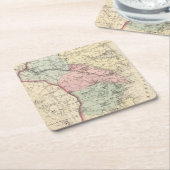 アンArundel スクエアペーパーコースター (アングル)