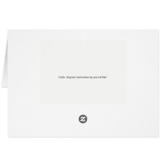 アンE著元の水彩画からのCorfu.Print