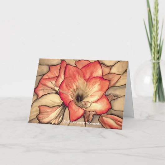 アンHaaland著Amarylisの喜び シーズンカード (正面)