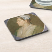 アンHogarth (1701-71年)、c.1740 (キャンバス) (prの油 コースター (左側)