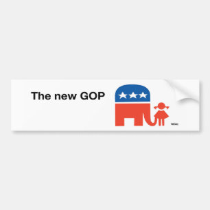 アンTelnaes新しいGOPのロゴのバンパーステッカー バンパーステッカー