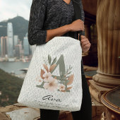 アヴァのバイタリティ開花 – ボホフローラモノグラム クロスボディバッグ