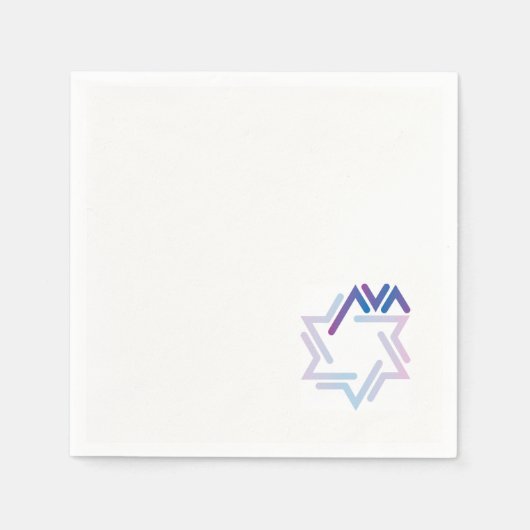 アヴァバルミツワーカクテルナプキン スタンダードカクテルナプキン (正面)