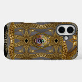 アヴァルーガイラモノグラム Case-Mate iPhoneケース (裏面 (横))