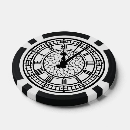 アヴァンガルドトランプのポーカーチップスダークブルー無地のエッジ ポーカーチップ (シングル)