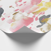 アヴァンギャルドな水彩ラッピングペーパー ラッピングペーパー (角)