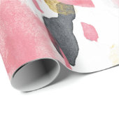 アヴァンギャルドな水彩ラッピングペーパー ラッピングペーパー (ロールコーナー)