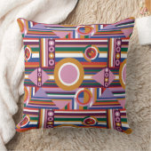 アヴァンギャルドはっきりしたレトロ幾何学装飾用クッション クッション (ブランケット)