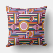 アヴァンギャルドはっきりしたレトロ幾何学装飾用クッション クッション (裏面)