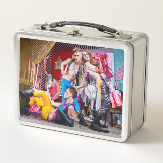 アヴァンギャルドステンレス メタルランチボックス (正面)