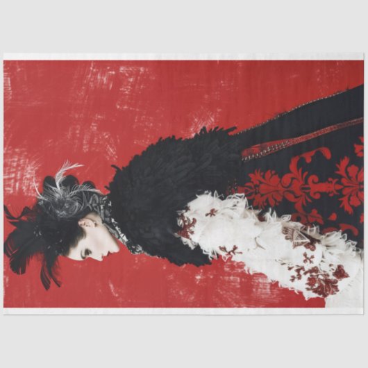 アヴァンギャルドファンタジーファッション分離 薄葉紙 (正面)