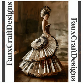 アヴァンギャルド紙ブックドレスデコパージュ右119 薄葉紙