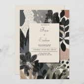 アヴァンギャルド葉結婚フローラ 招待状 (正面/裏面)