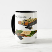 アヴィアジオンレジオナリア マグカップ (正面左)