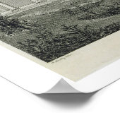 アヴィアリーと花園の景色を望む ポスター (角)