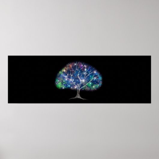 アヴィアリーアートレインボーツリー ポスター (正面)