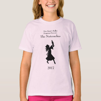 アヴィアーノのバレエプログラム女の子のくるみ割りのTシャツ Tシャツ