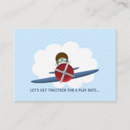 アヴィエーターとその飛行機 コーリングカード